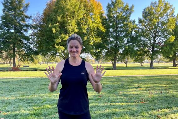 Napier woman embraces running after losing half her bodyweight