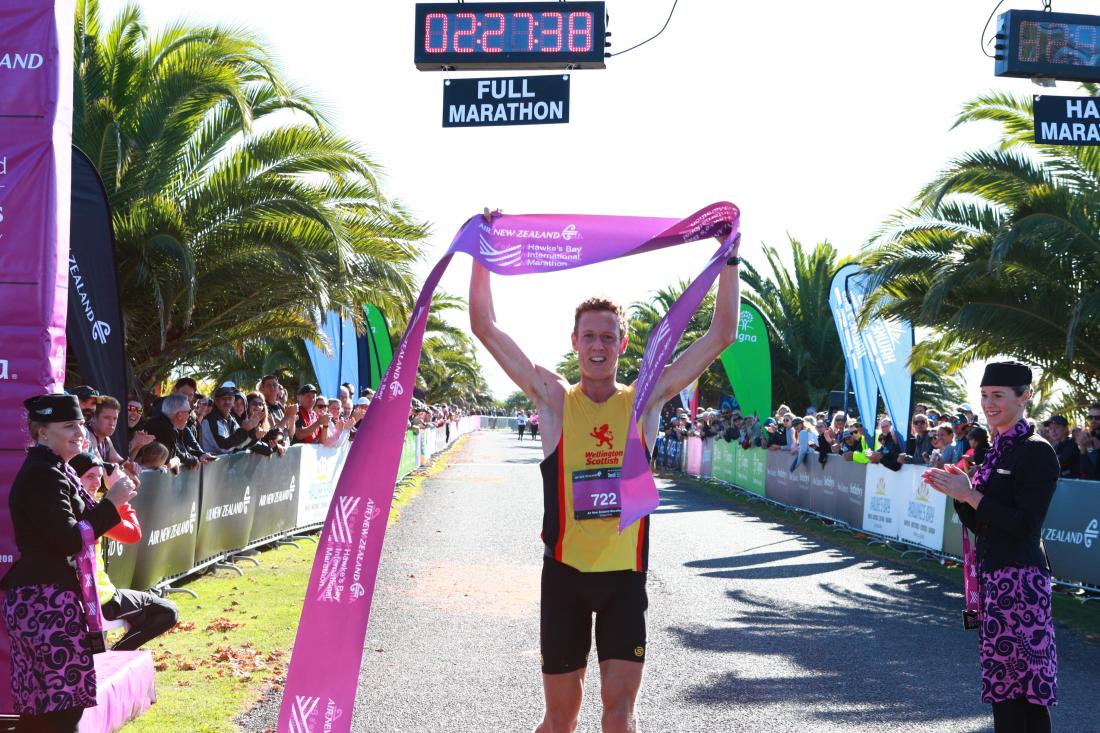 JONES MARATHON STOCKS CONTINUE TO RISE WITH WIN IN HAWKE’S BAY WHILE ULTRA-RUNNER FLORI TAKES OUT THE WOMEN’S RACE